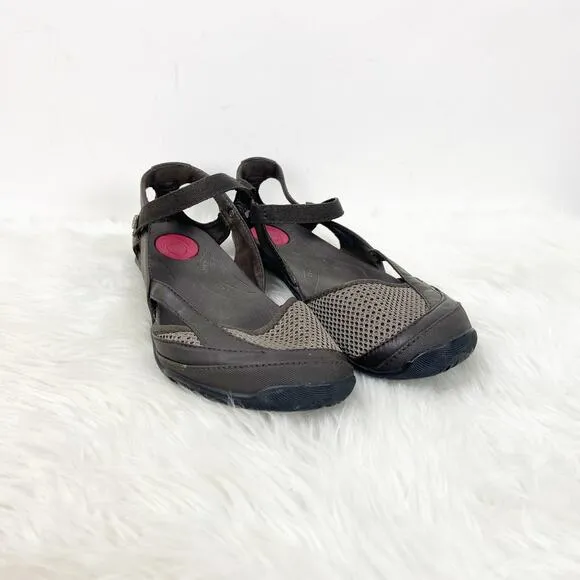 Teva 7 womens Brown Northwater Sport Mary Jane Outdoor Mesh Walking Flats