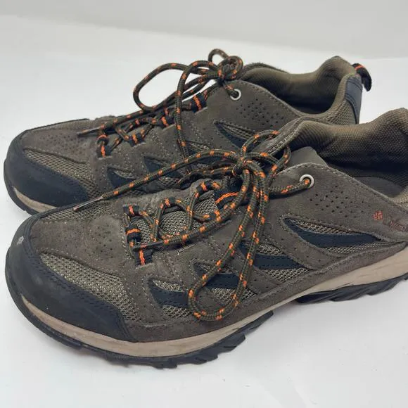 The Columbia Men's Crestwood Brown hiking shoes sz 9.5