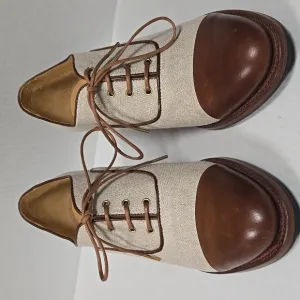 The Office of Angela Scott, Miss Maisel  38.5 or 8.5 brown tan NWOT