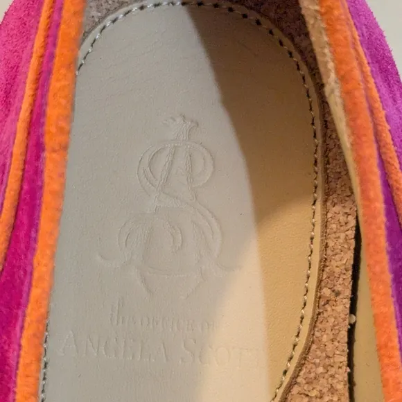 The Office Of Angela Scott Mr. Evans Suede Derby Loafers Size 36.5