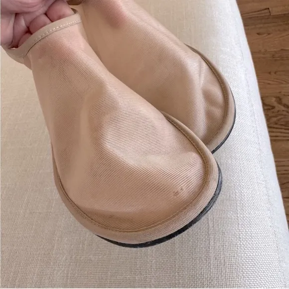 The Row Sock Flats Nude Mesh 38