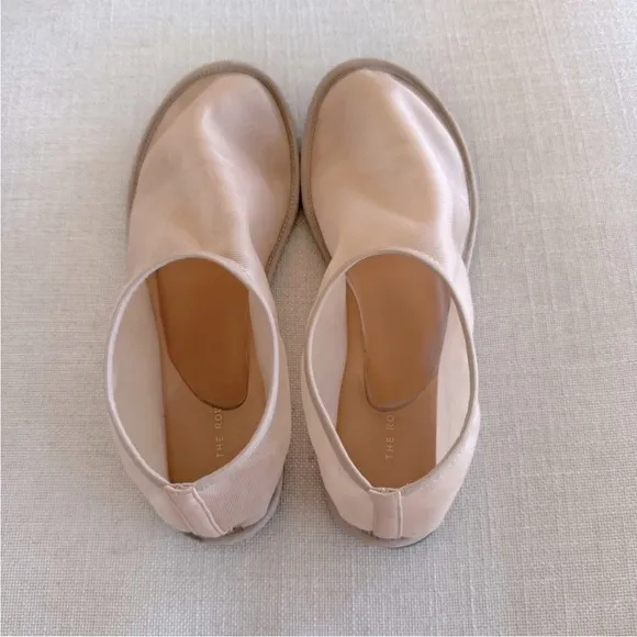 The Row Sock Flats Nude Mesh 38