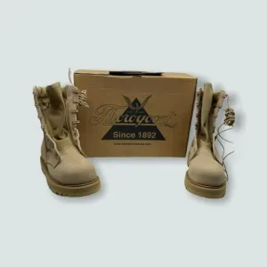 Thorogood Mens Combat Military Boots Desert Tan Le