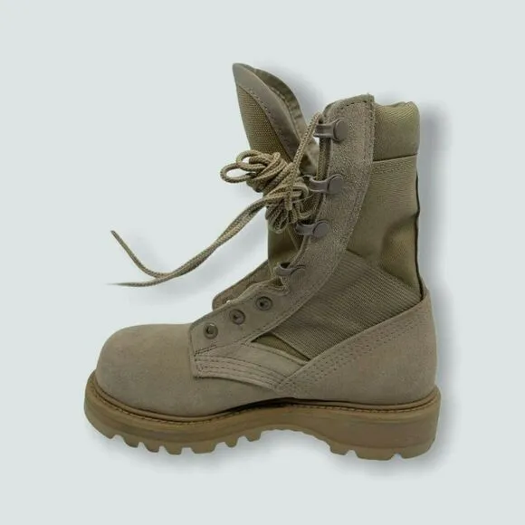 Thorogood Mens Combat Military Boots Desert Tan Le