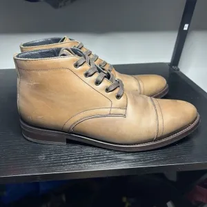 Thursday Boot Co Mens Size 10.5 Cadet Boots Brown Leather Lace Up