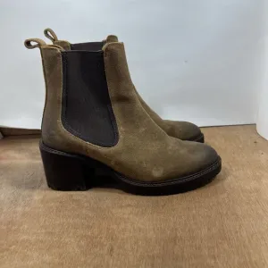 Thursday Boot Company Chelsea Boots Womens Size 6.5 Brown Nubuck Leather