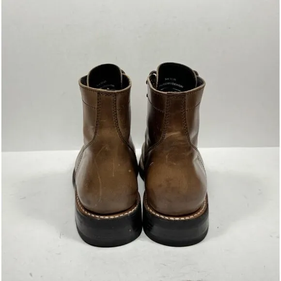 Thursday Boot Company Men’s Size 11 Captain Lace Up Boots Brown Leather
