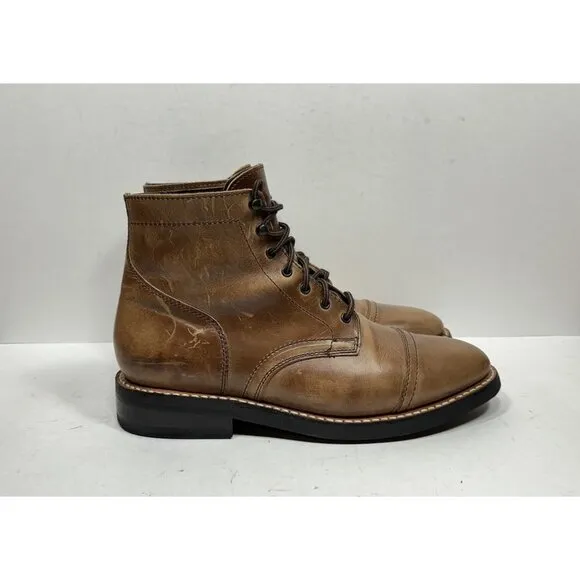 Thursday Boot Company Men’s Size 11 Captain Lace Up Boots Brown Leather
