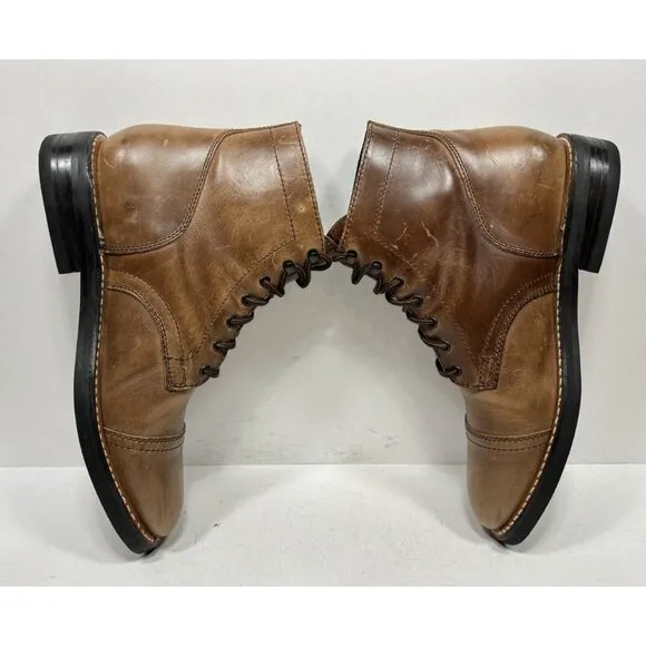 Thursday Boot Company Men’s Size 11 Captain Lace Up Boots Brown Leather