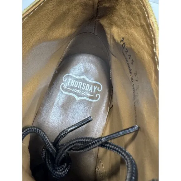 Thursday Boot Company Men’s Size 11 Captain Lace Up Boots Brown Safari