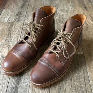THURSDAY Boot Company Vanguard lace up leather Boots 10D