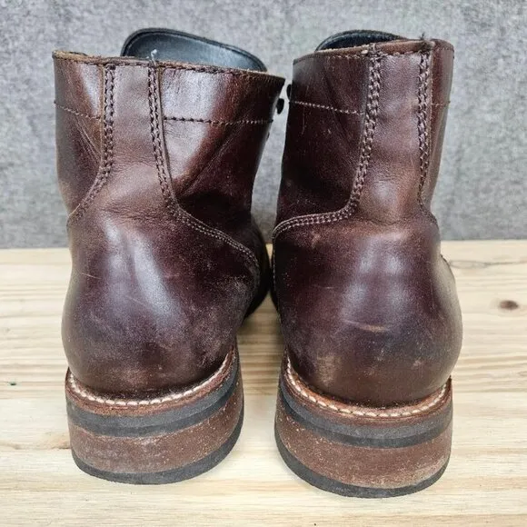 Thursday Boots Everyday Men's Brown Leather Lace up Chukka Ankle Boots size 9