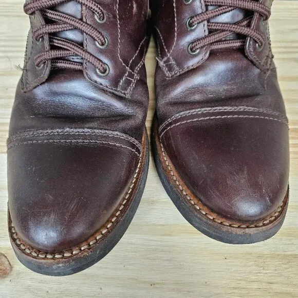 Thursday Boots Everyday Men's Brown Leather Lace up Chukka Ankle Boots size 9