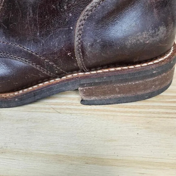 Thursday Boots Everyday Men's Brown Leather Lace up Chukka Ankle Boots size 9