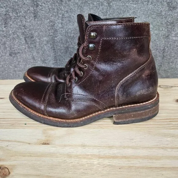 Thursday Boots Everyday Men's Brown Leather Lace up Chukka Ankle Boots size 9