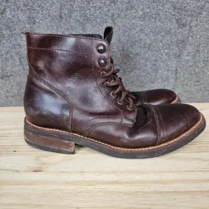 Thursday Boots Everyday Men's Brown Leather Lace up Chukka Ankle Boots size 9