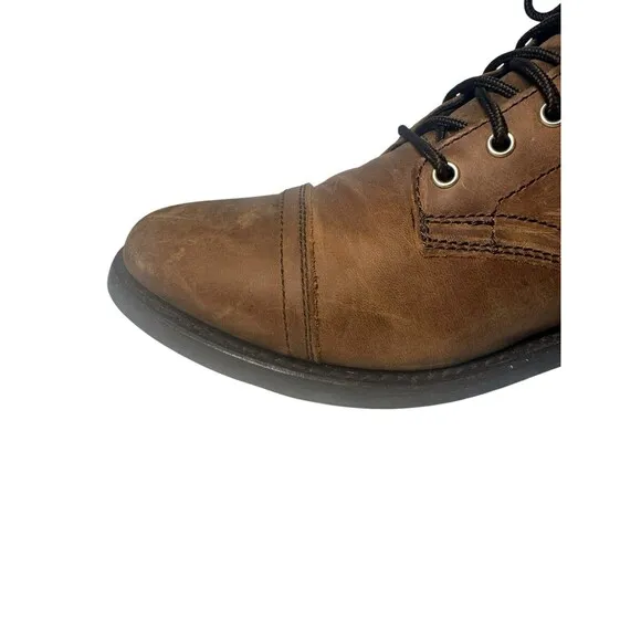 Thursday Everyday Women’s Boots - Brown - Leather Lace Up Size 8 Fast Shipping