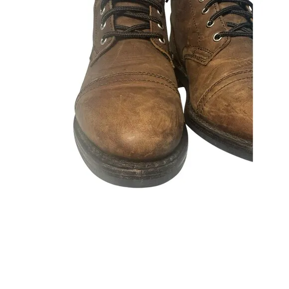 Thursday Everyday Women’s Boots - Brown - Leather Lace Up Size 8 Fast Shipping