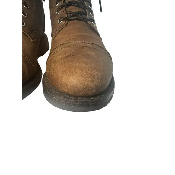 Thursday Everyday Women’s Boots - Brown - Leather Lace Up Size 8 Fast Shipping