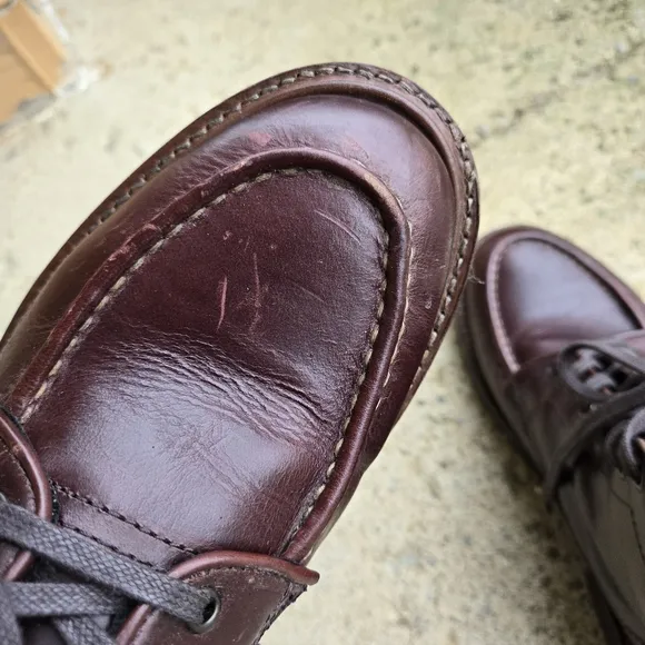 Thursday Mens Everyday Captain Lace Up Leather Boots Size 10.5