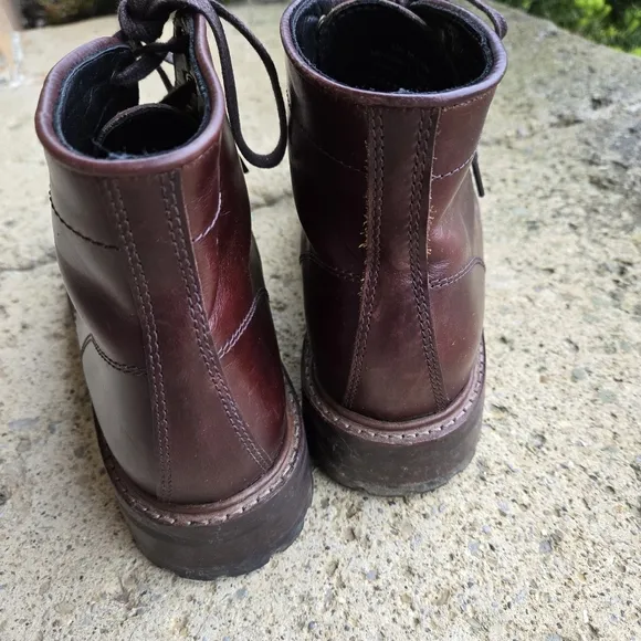 Thursday Mens Everyday Captain Lace Up Leather Boots Size 10.5