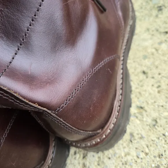 Thursday Mens Everyday Captain Lace Up Leather Boots Size 10.5