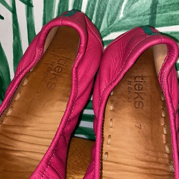 Tieks By Gavrieli Pink Leather Ballet Flats Women’s 7