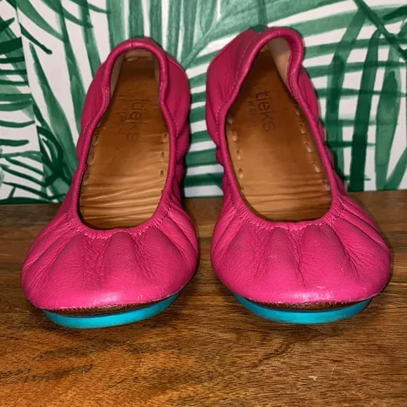 Tieks By Gavrieli Pink Leather Ballet Flats Women’s 7