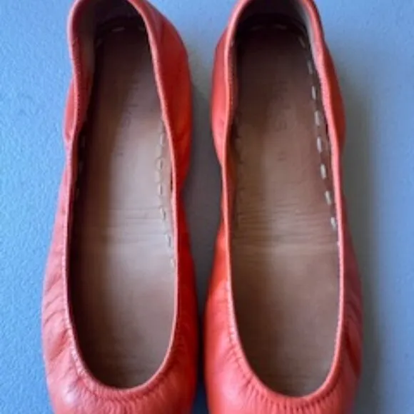 Tieks by Gavrieli Tangerine Ballet Flats Size 11
