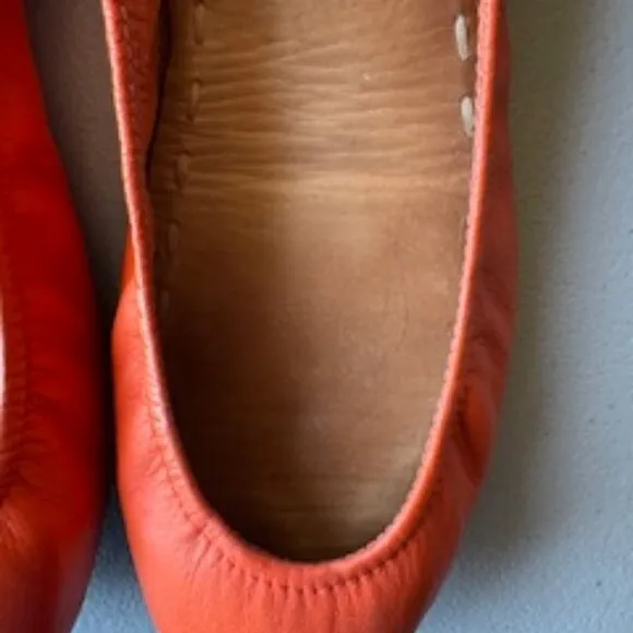 Tieks by Gavrieli Tangerine Ballet Flats Size 11