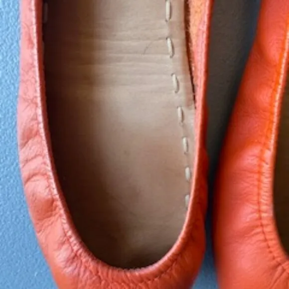 Tieks by Gavrieli Tangerine Ballet Flats Size 11