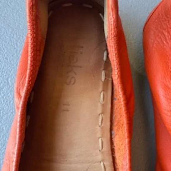 Tieks by Gavrieli Tangerine Ballet Flats Size 11