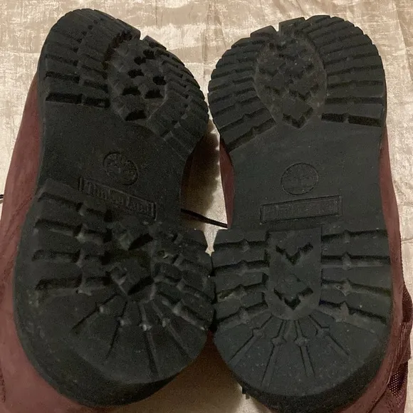 Timberland 6” Burgundy Belt Boots