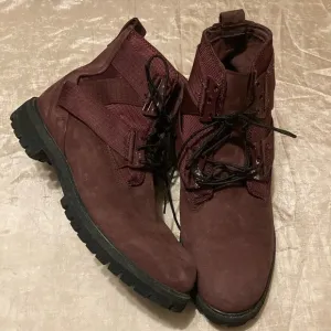 Timberland 6” Burgundy Belt Boots