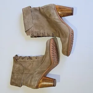Timberland Ankle Heel Boots Size 7.5
