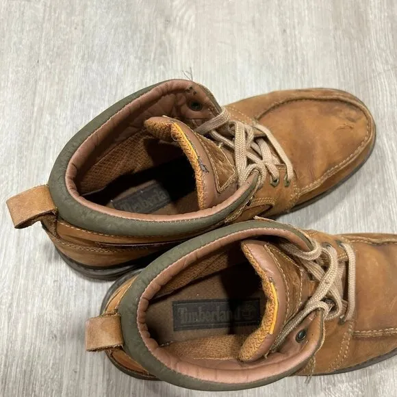 Timberland Arida Brown Tan Leather Lace Up Chukka Boots Men's Size 10