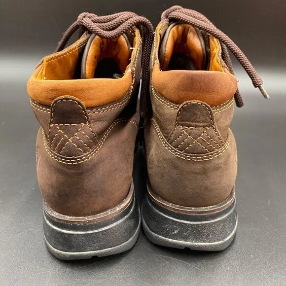 Timberland Brown Leather Lace-Up Boots Women's Size 7.5