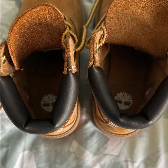 Timberland Brown Leather Lace-Up Boots