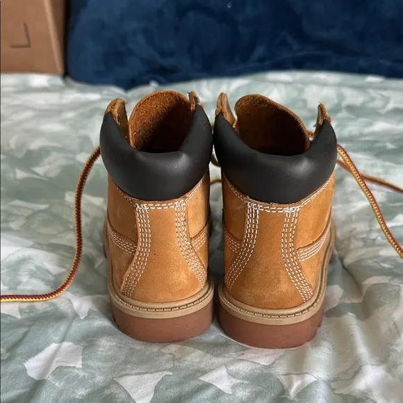 Timberland Brown Leather Lace-Up Boots