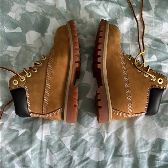 Timberland Brown Leather Lace-Up Boots