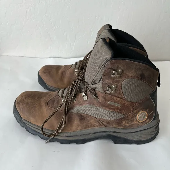 Timberland Chocorua Waterproof Lace Up Leather Outdoor Hiking Boots Mens 14