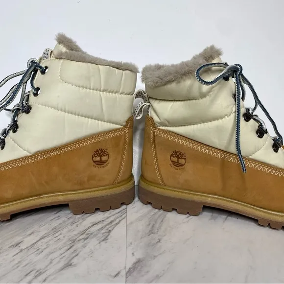 Timberland Lace Up Puffer Top Boot 11