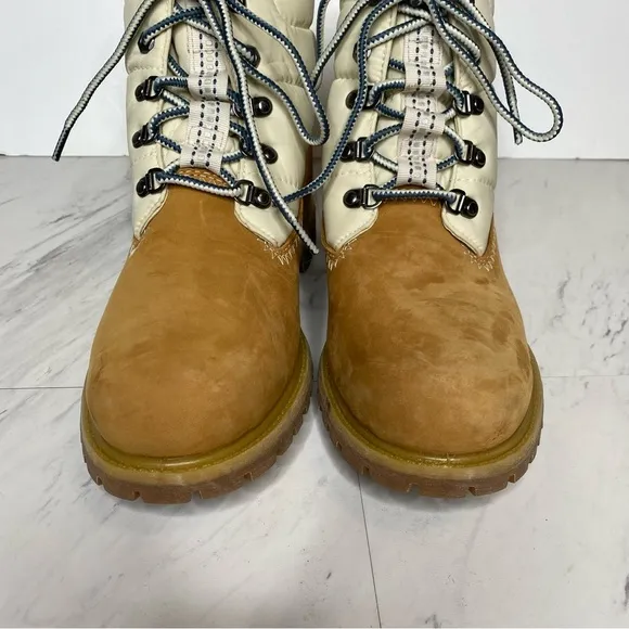 Timberland Lace Up Puffer Top Boot 11