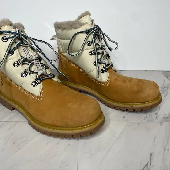 Timberland Lace Up Puffer Top Boot 11