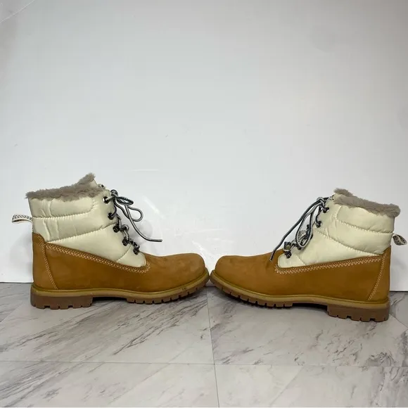 Timberland Lace Up Puffer Top Boot 11