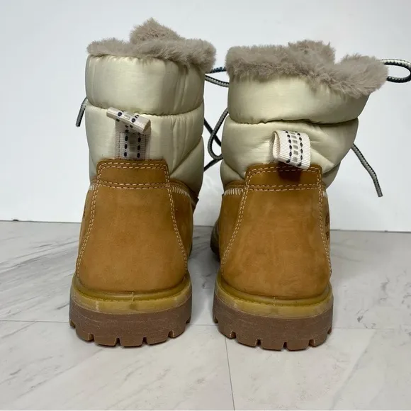 Timberland Lace Up Puffer Top Boot 11