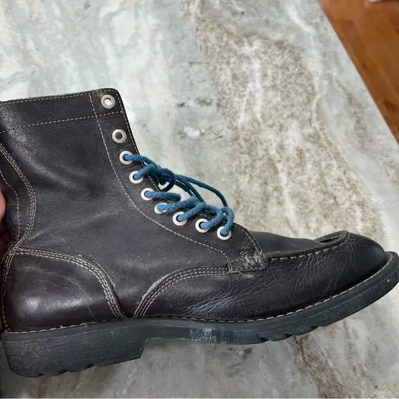 Timberland Leather Combat Boots Size 8
