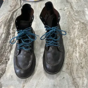 Timberland Leather Combat Boots Size 8
