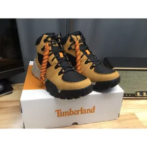 TIMBERLAND MEN MOTION SCRAMBLE MID LACE WATERPROOF WHEAT NUBUCK A68Q8 Size 10