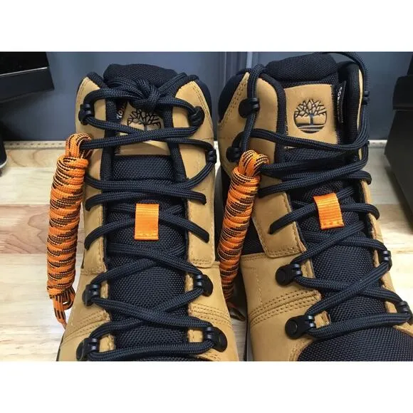 TIMBERLAND MEN MOTION SCRAMBLE MID LACE WATERPROOF WHEAT NUBUCK A68Q8 Size 10